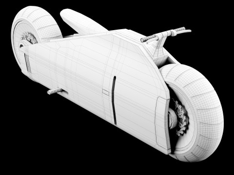 Concept motorcycle 2 3D Model