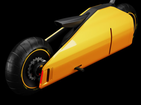 Concept motorcycle 2 3D Model