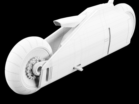 Concept motorcycle 2 3D Model