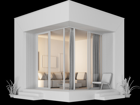 Garden room 1 Model 3D