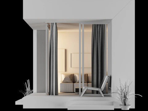 Garden room 1 3D Model