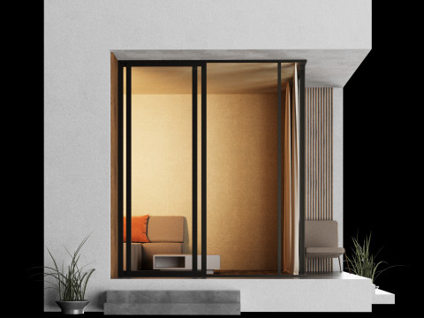 Garden room 1 Model 3D