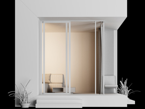 Garden room 1 Model 3D