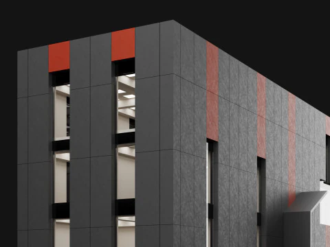 Office building 1 3D Model