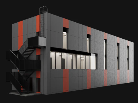 Office building 1 3D Model