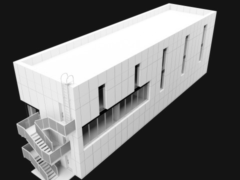 Office building 1 Modelo 3D