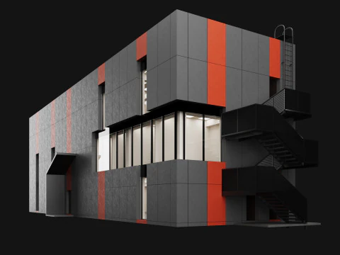 Office building 1 3D Model