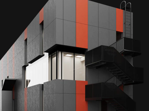 Office building 1 3D Model