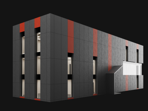 Office building 1 Modelo 3D