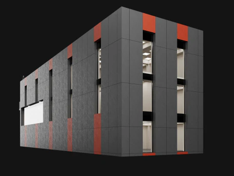 Office building 1 3D Model