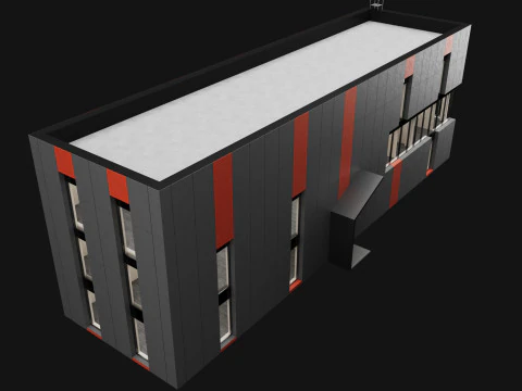 Office building 1 3D Model