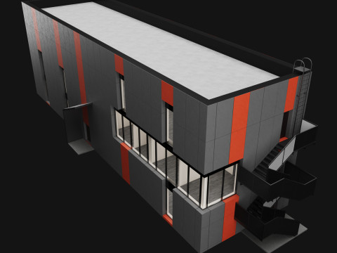 Office building 1 Modelo 3D