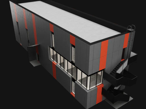 Office building 1 3D Model