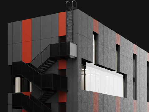 Office building 1 3D Model