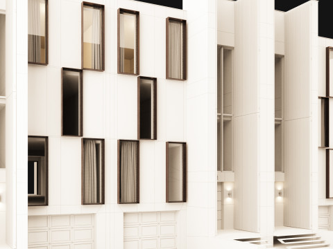 Town house 1 Model 3D