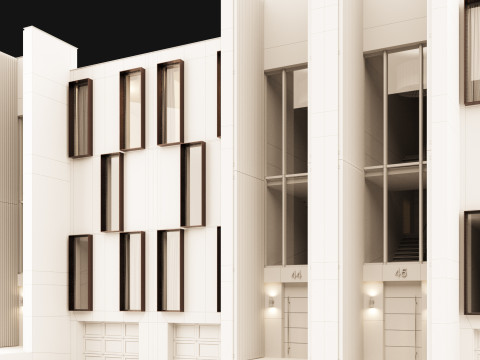 Town house 1 Model 3D