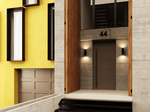 Town house 1 Model 3D