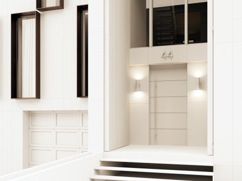 Town house 1 Model 3D