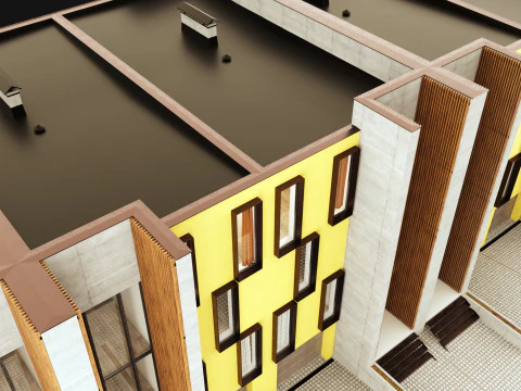 Town house 1 3D Model