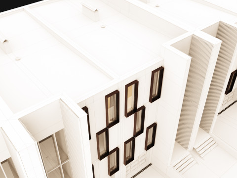 Town house 1 Model 3D