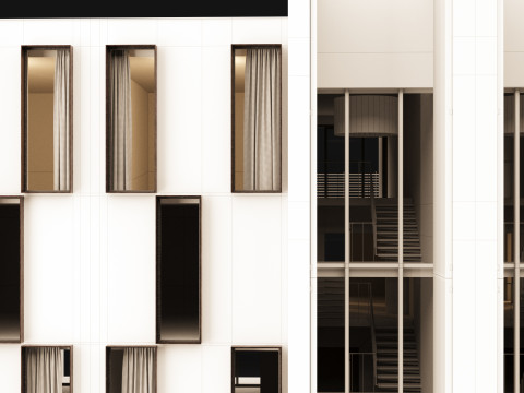 Town house 1 Model 3D