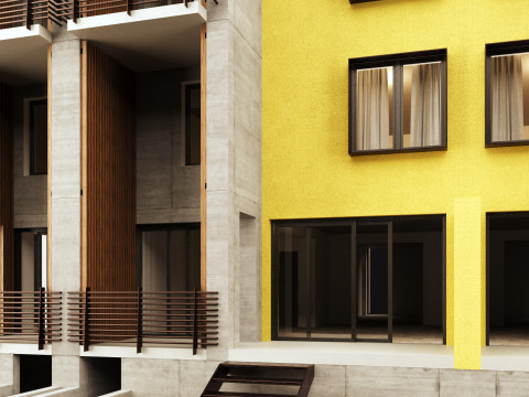 Town house 1 Model 3D