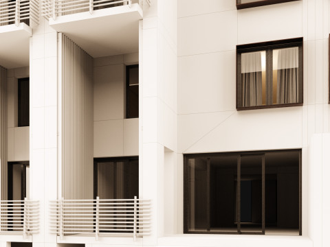 Town house 1 Model 3D