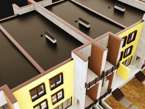 Town house 1 Model 3D