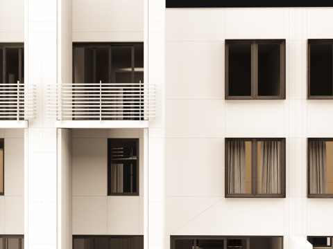 Town house 1 Model 3D