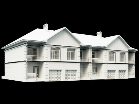 Town house 3 3D Model