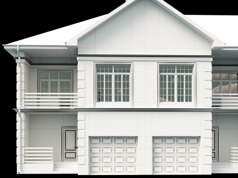 Town house 3 3D Model