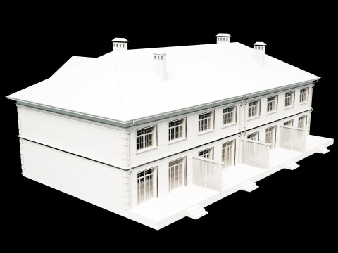 Town house 3 3D Model