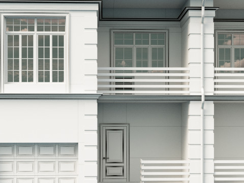 Town house 3 3D Model