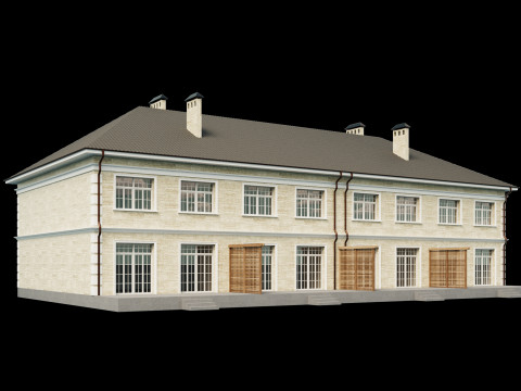 Town house 3 3D Model
