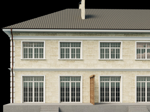 Town house 3 3D Model