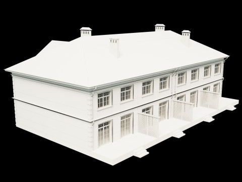 Town house 3 3D Model