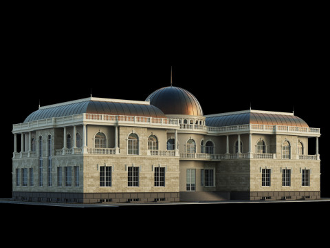 Classic villa 3D Model