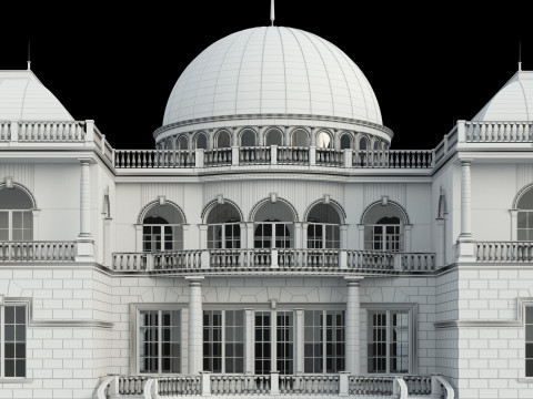Classic villa 3D 모델