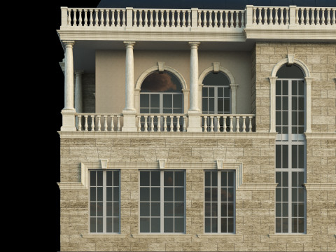 Classic villa 3D 모델