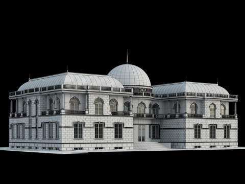 Classic villa 3D 모델