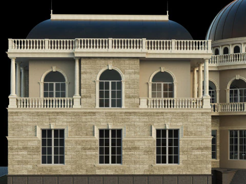 Villa classique Modèle 3D