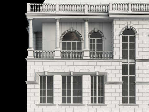 Classic villa 3D 모델