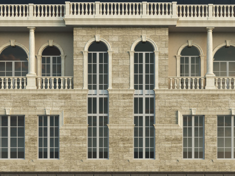 Classic villa 3D 모델