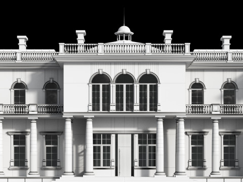 Classic villa 2 Modelo 3D