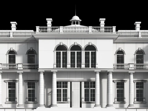 Classic villa 2 3D Model