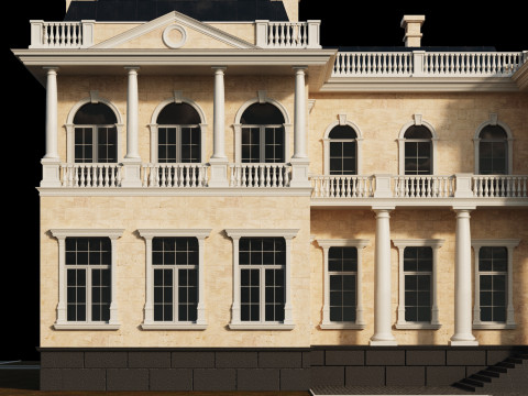 Classic villa 2 Modelo 3D