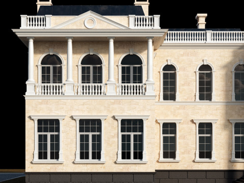 Classic villa 2 Modelo 3D