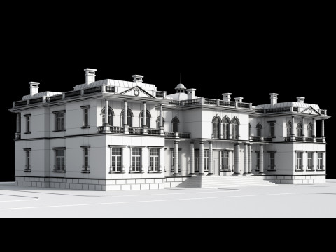 Classic villa 2 Modelo 3D