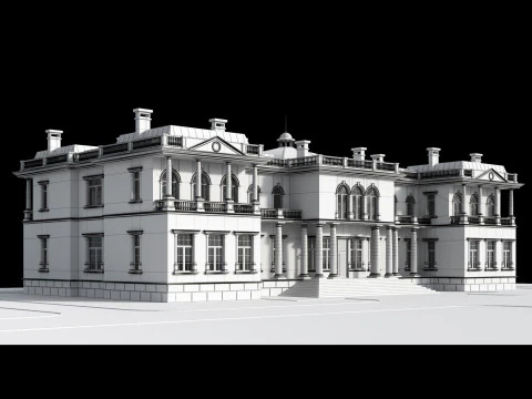 Classic villa 2 3D Model