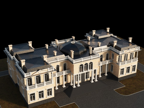 Classic villa 2 Modelo 3D